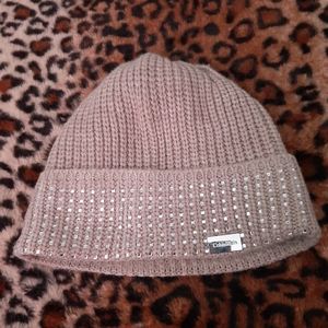 BNWOT CALVIN KLEIN | blinged out beanie